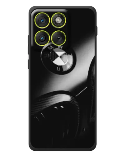 Чехол для Motorola Edge 70 с картинкой «Эмблема BMW — макро»