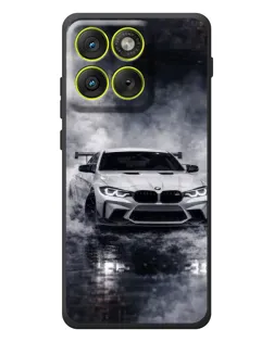 Чехол для Motorola Edge 70 с картинкой «BMW сквозь туман»