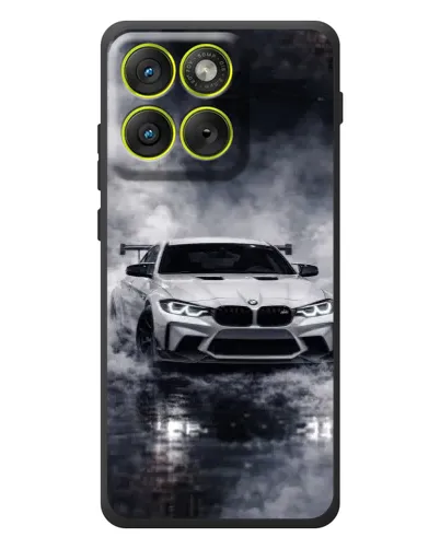 Чехол для Motorola Edge 70 с картинкой «BMW сквозь туман»