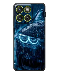 Чехол для Motorola Edge 70 с картинкой «BMW под дождем»