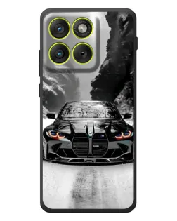 Чехол для Motorola Edge 70 с картинкой «BMW — акварельный дрифт»