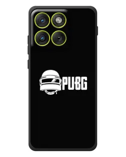 Чехол для Motorola Edge 70 с картинкой «PUBG — классический лого»