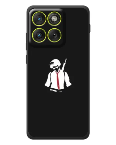 Чехол для Motorola Edge 70 с картинкой «PUBG — силуэт воина» Чехол для Motorola Edge 70 с картинкой «PUBG — силуэт воина»