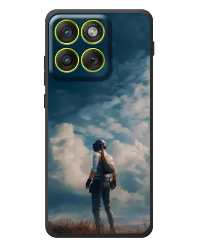Чехол для Motorola Edge 70 с картинкой «Герой PUBG на скале» Чехол для Motorola Edge 70 с картинкой «Герой PUBG на скале»