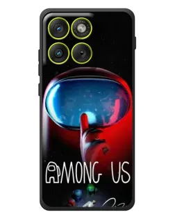 Чехол для Motorola Edge 70 с картинкой «Красный импостер — макро» Чехол для Motorola Edge 70 с картинкой «Красный импостер — макро»