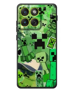 Чехол для Motorola Edge 70 с картинкой «Криперы Minecraft» Чехол для Motorola Edge 70 с картинкой «Криперы Minecraft»