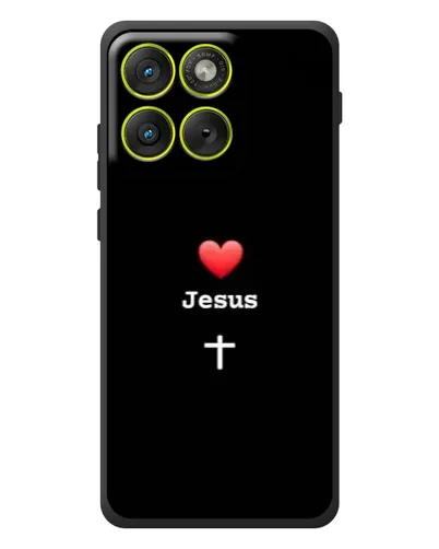 Чохол для Motorola Edge 70 з картинкою «Серце - Jesus»