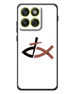 Чохол для Motorola Edge 70 з картинкою «Риба та хрест»