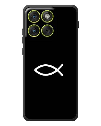 Чехол для Motorola Edge 70 с картинкой «Символ рыбы Jesus» Чехол для Motorola Edge 70 с картинкой «Символ рыбы Jesus»
