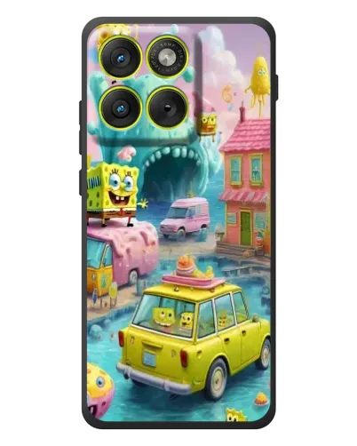 Чехол для Motorola Edge 70 с картинкой «Монстр-трак приключения»