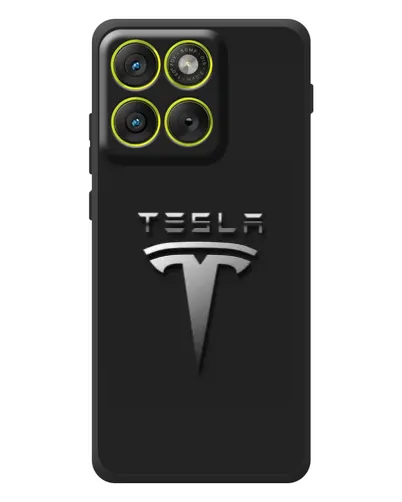 Чехол для Motorola Edge 70 с картинкой «Стальной логотип Tesla» Чехол для Motorola Edge 70 с картинкой «Стальной логотип Tesla»
