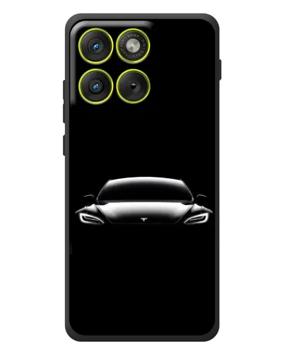 Чехол для Motorola Edge 70 с картинкой «Фары Tesla Night» Чехол для Motorola Edge 70 с картинкой «Фары Tesla Night»