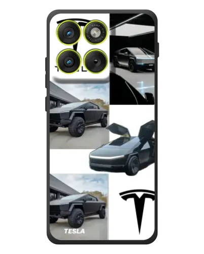 Чехол для Motorola Edge 70 с картинкой «Коллаж Cybertruck Tesla» Чехол для Motorola Edge 70 с картинкой «Коллаж Cybertruck Tesla»