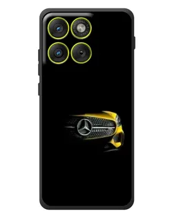 Чехол для Motorola Edge 70 с картинкой «Mercedes — ретро стиль»