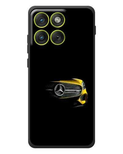 Чехол для Motorola Edge 70 с картинкой «Mercedes — ретро стиль»