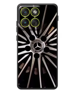 Чехол для Motorola Edge 70 с картинкой «Диск Mercedes»