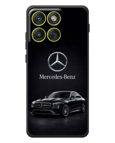 Чехол для Motorola Edge 70 с картинкой «Mercedes — решетка радиатора»
