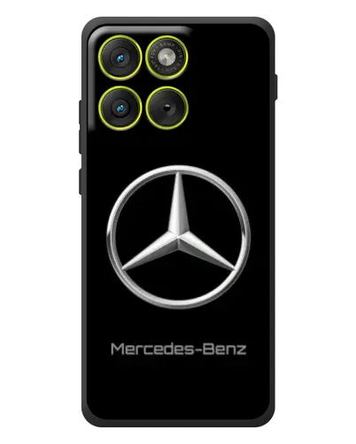 Чехол для Motorola Edge 70 с картинкой «Mercedes Silver Logo»