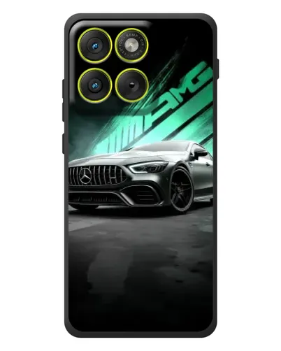 Чехол для Motorola Edge 70 с картинкой «Темный Mercedes AMG»