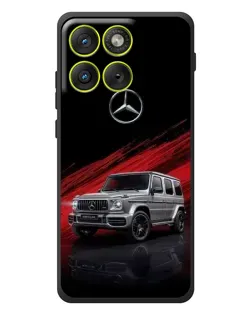 Чехол для Motorola Edge 70 с картинкой «Mercedes G-Class красный»