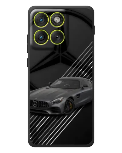 Чехол для Motorola Edge 70 с картинкой «Mercedes AMG — графика»