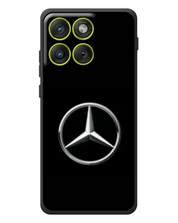 Чехол для Motorola Edge 70 с картинкой «Mercedes классический лого»