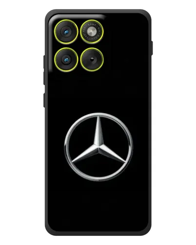 Чехол для Motorola Edge 70 с картинкой «Mercedes классический лого»