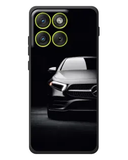 Чехол для Motorola Edge 70 с картинкой «Свет фар Mercedes»