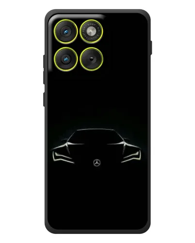 Чехол для Motorola Edge 70 с картинкой «Mercedes — силуэт авто» Чехол для Motorola Edge 70 с картинкой «Mercedes — силуэт авто»
