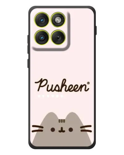 Чехол для Motorola Edge 70 с картинкой «Pusheen логотип»
