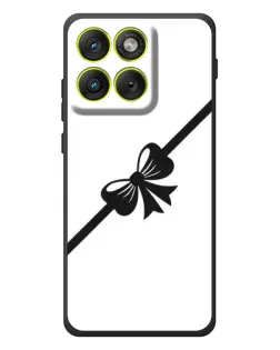 Чехол для Motorola Edge 70 с картинкой «Диагональный бант»