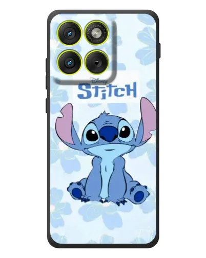 Чохол для Motorola Edge 70 з картинкою «Stitch серед квітів»