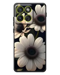 Чохол для Motorola Edge 70 з картинкою «Білі маргаритки макро»