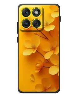 Чохол для Motorola Edge 70 з картинкою «Золоті пелюстки»