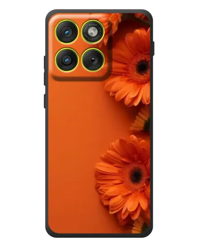 Чохол для Motorola Edge 70 з картинкою «Помаранчеві гербери»