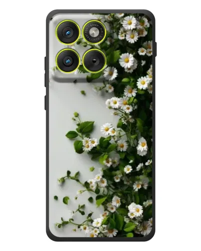 Чохол для Motorola Edge 70 з картинкою «Гілка дрібних білих квітів»