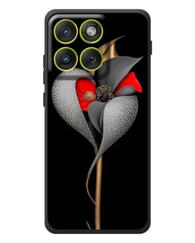 Чохол для Motorola Edge 70 з картинкою «Срібна фантазійна квітка» Чохол для Motorola Edge 70 з картинкою «Срібна фантазійна квітка»