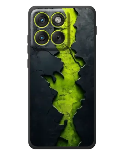 Чохол для Motorola Edge 70 з картинкою «Салатовий розлом скелі» Чохол для Motorola Edge 70 з картинкою «Салатовий розлом скелі»