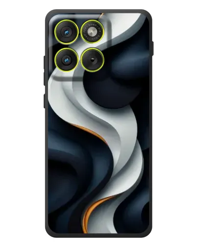 Чохол для Motorola Edge 70 з картинкою «Об'ємні чорно-білі стрічки» Чохол для Motorola Edge 70 з картинкою «Об'ємні чорно-білі стрічки»