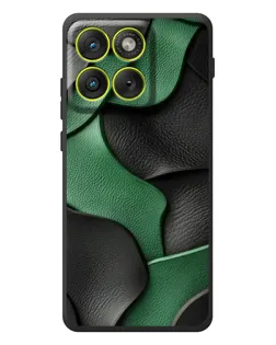 Чохол для Motorola Edge 70 з картинкою «Зелені шкіряні хвилі»