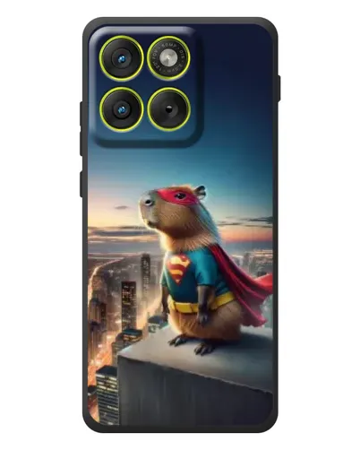 Чохол для Motorola Edge 70 з картинкою «Капі-мен супергерой»