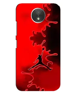 Чохол для Motorola Moto C (XT1750) з картинкою «Jordan Red Smoke» Чохол для Motorola Moto C (XT1750) з картинкою «Jordan Red Smoke»