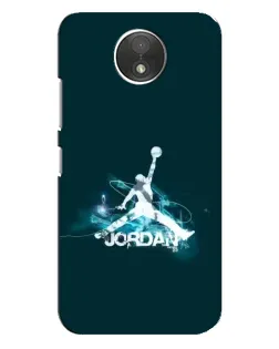 Чохол для Motorola Moto C (XT1750) з картинкою «Jordan Blue Fire» Чохол для Motorola Moto C (XT1750) з картинкою «Jordan Blue Fire»