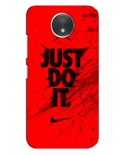 Чехол для Motorola Moto C (XT1750) с картинкой «Nike Just Do It» Чехол для Motorola Moto C (XT1750) с картинкой «Nike Just Do It»