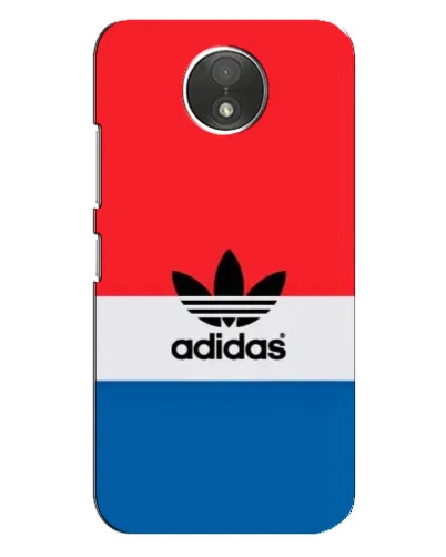 Чехол для Motorola Moto C (XT1750) с картинкой «Ретро блоки Adidas»