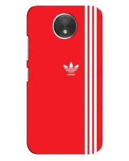 Чехол для Motorola Moto C (XT1750) с картинкой «Красный минимализм Adidas» Чехол для Motorola Moto C (XT1750) с картинкой «Красный минимализм Adidas»