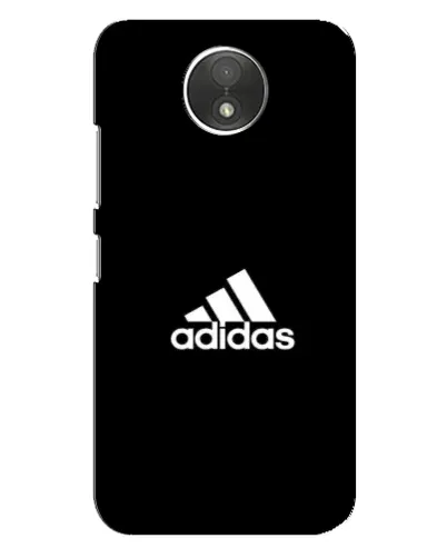 Чехол для Motorola Moto C (XT1750) с картинкой «Черная классика Adidas»