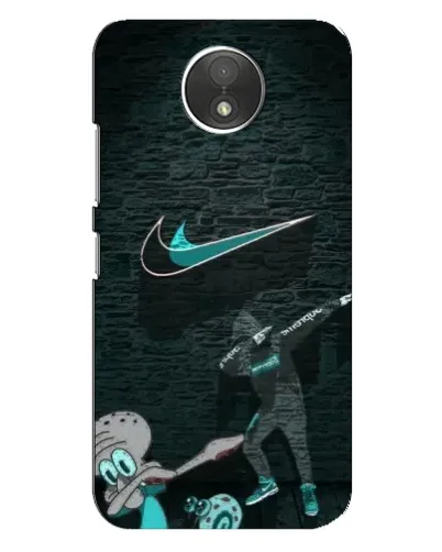 Чехол для Motorola Moto C (XT1750) с картинкой «Спортивный арт Nike»