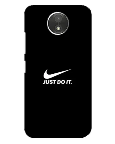 Чехол для Motorola Moto C (XT1750) с картинкой «Минимализм от Nike»
