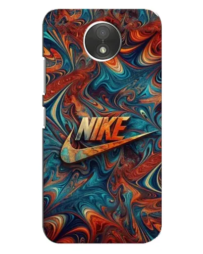 Чехол для Motorola Moto C (XT1750) с картинкой «Nike в абстракции»